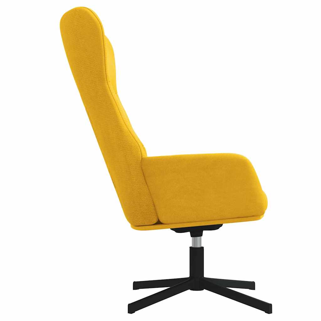 vidaXL Πολυθρόνα Relax Κίτρινο Μουσταρδί Βελούδινη