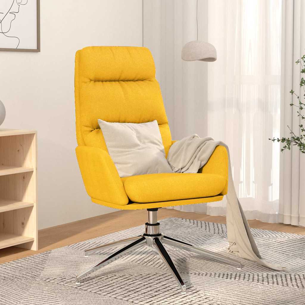 vidaXL Πολυθρόνα Relax Κίτρινο Μουσταρδί Υφασμάτινη