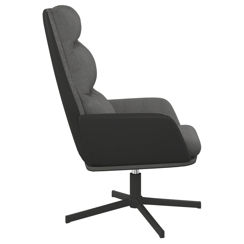 vidaXL Πολυθρόνα Relax Ανοιχτό Γκρι Υφασμάτινη