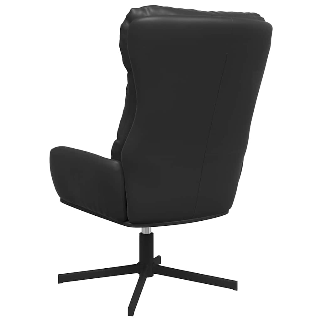 vidaXL Πολυθρόνα Relax Μαύρη από Συνθετικό Δέρμα