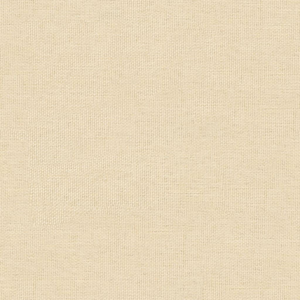 vidaXL Κουνιστή Πολυθρόνα Κρεμ Υφασμάτινη