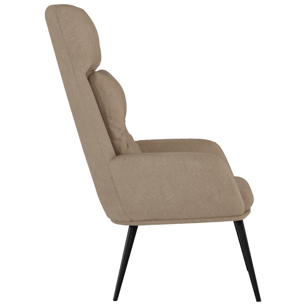 vidaXL Πολυθρόνα Relax Taupe από Συνθετικό Καστόρι