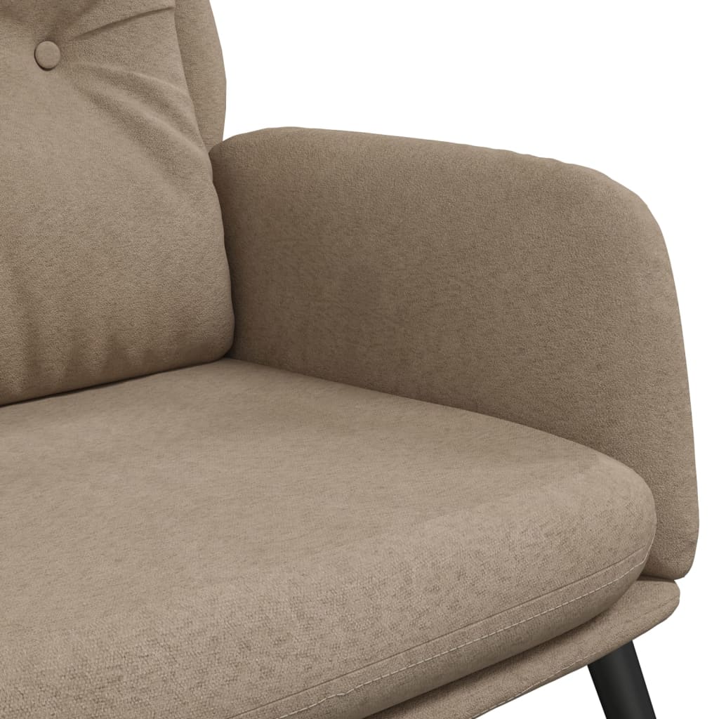 vidaXL Πολυθρόνα Relax Taupe από Συνθετικό Καστόρι