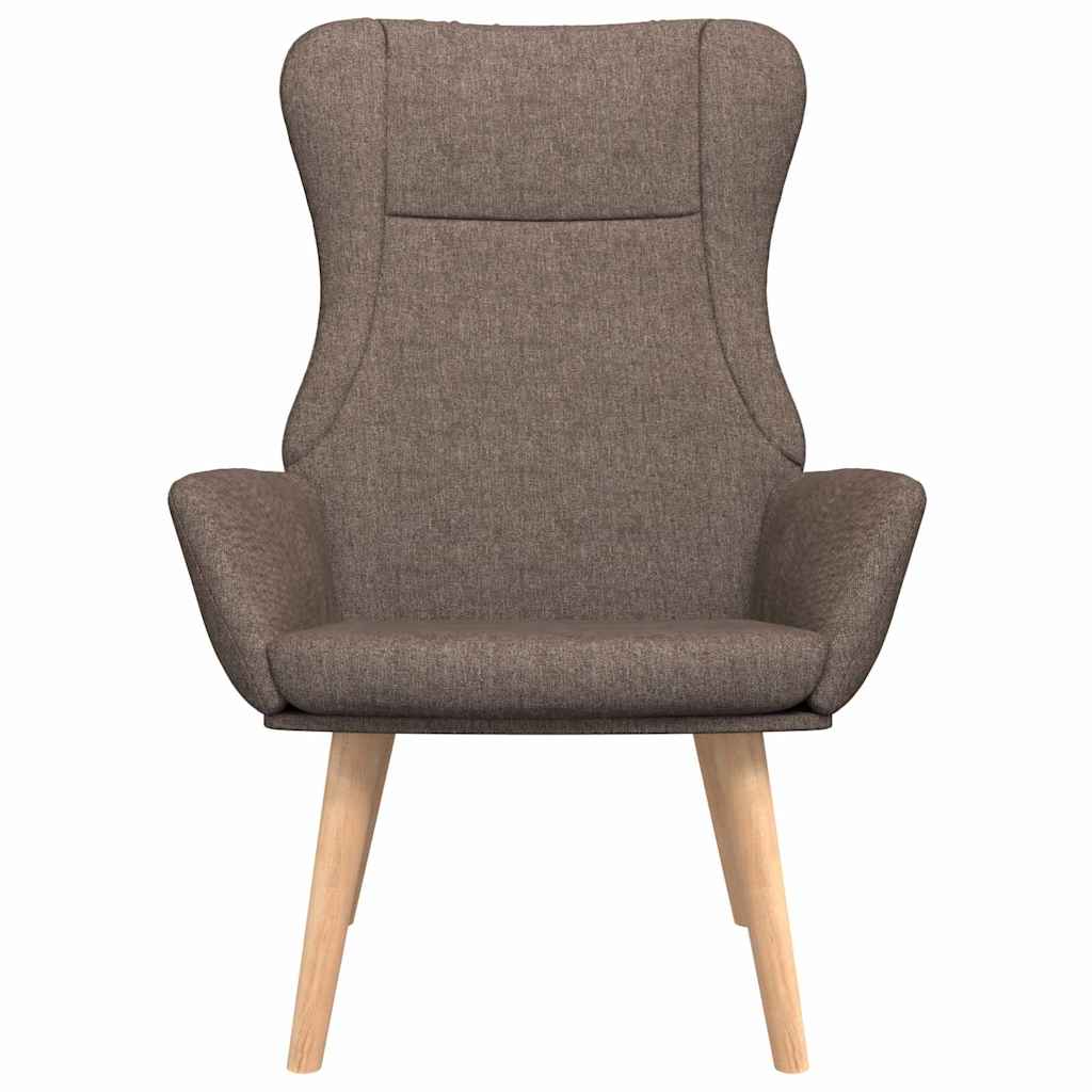 vidaXL Πολυθρόνα Relax Taupe Υφασμάτινη