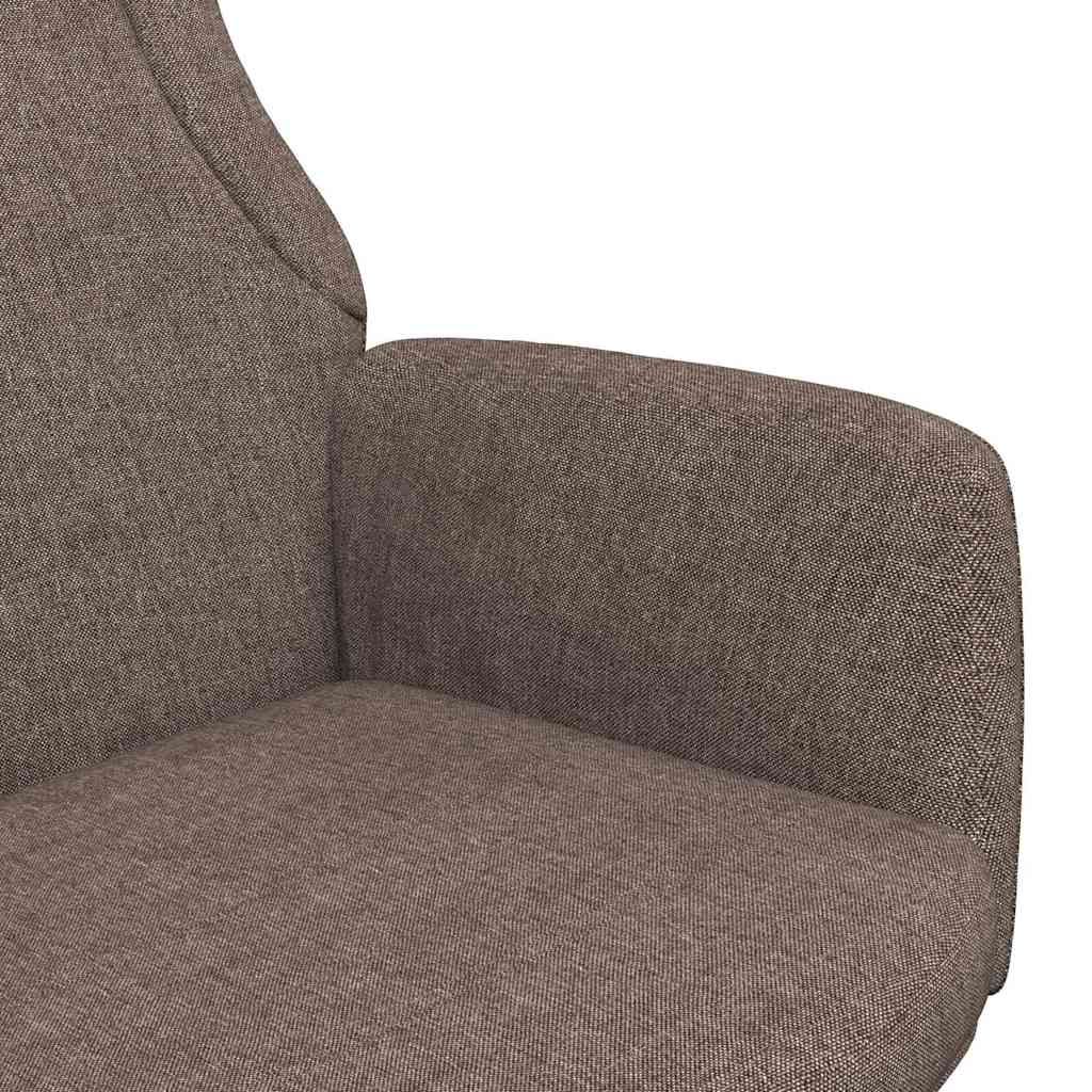 vidaXL Πολυθρόνα Relax Taupe Υφασμάτινη