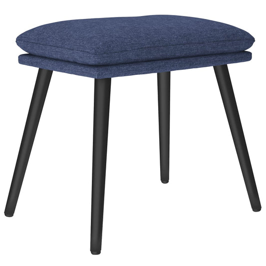 vidaXL Υποπόδιο Μπλε 45 x 29,5 x 35 εκ. Υφασμάτινο
