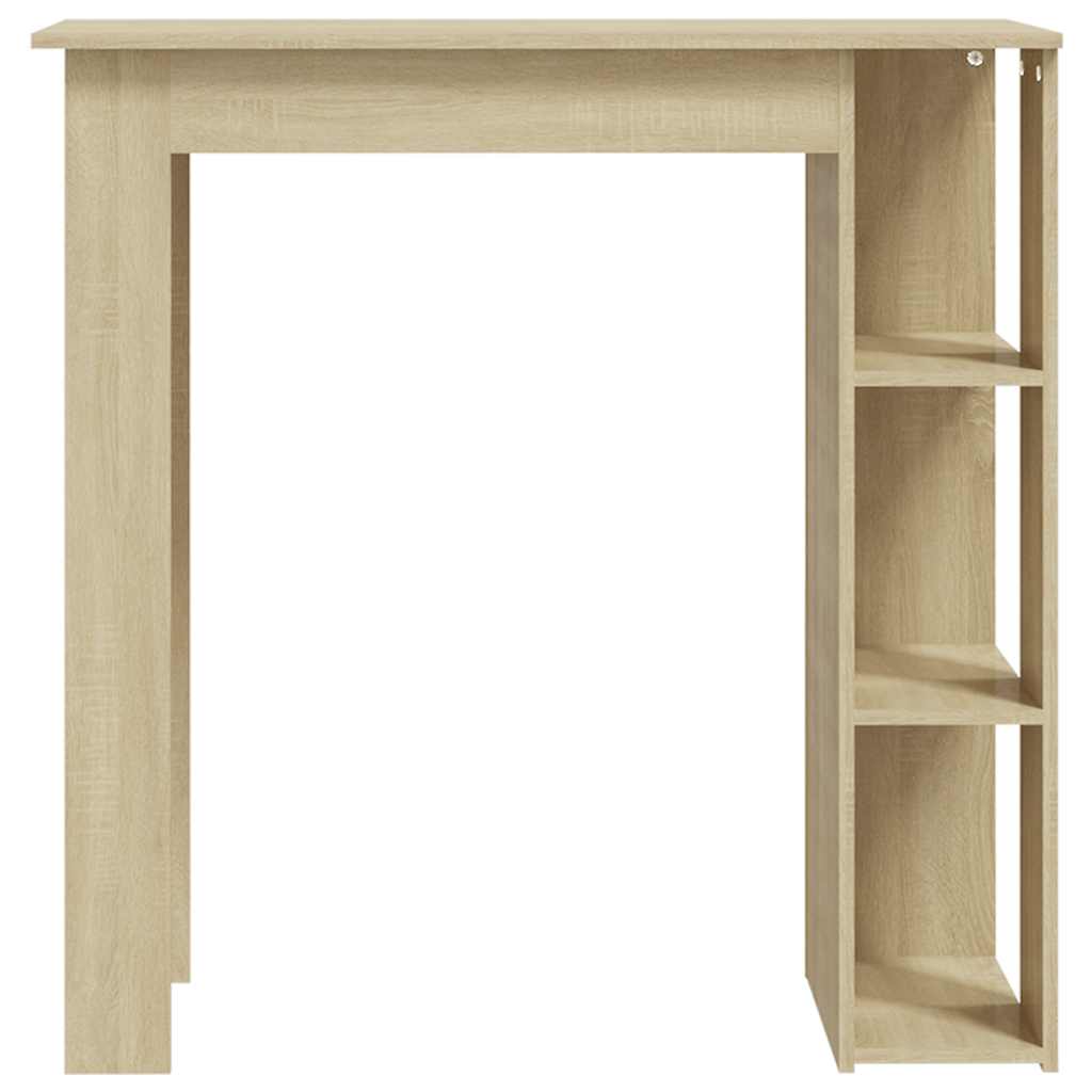 vidaXL Τραπέζι Κονσόλα με Ράφι Sonoma Δρυς 102x50x103,5εκ Επεξ. Ξύλο