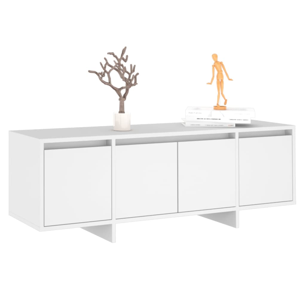 vidaXL Έπιπλο Τηλεόρασης Λευκό 120x30x40,5 εκ. από Επεξεργασμένο Ξύλο