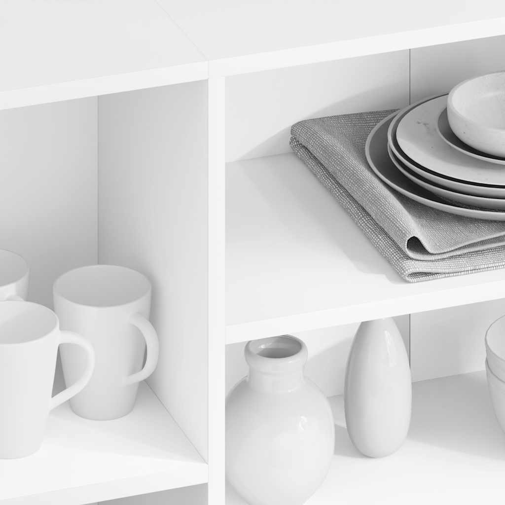 vidaXL Ντουλάπι Καπνιστή Λευκό 120x30x75 εκ. από Επεξεργασμένο Ξύλο