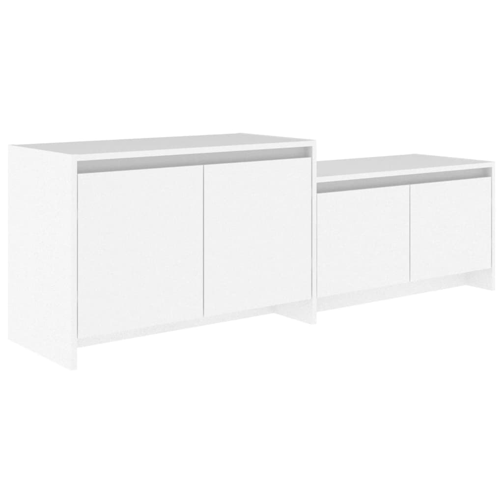 vidaXL Έπιπλο Τηλεόρασης Τοίχου Λευκό 146,5 x 35 x 50 εκ. Επεξ. Ξύλο