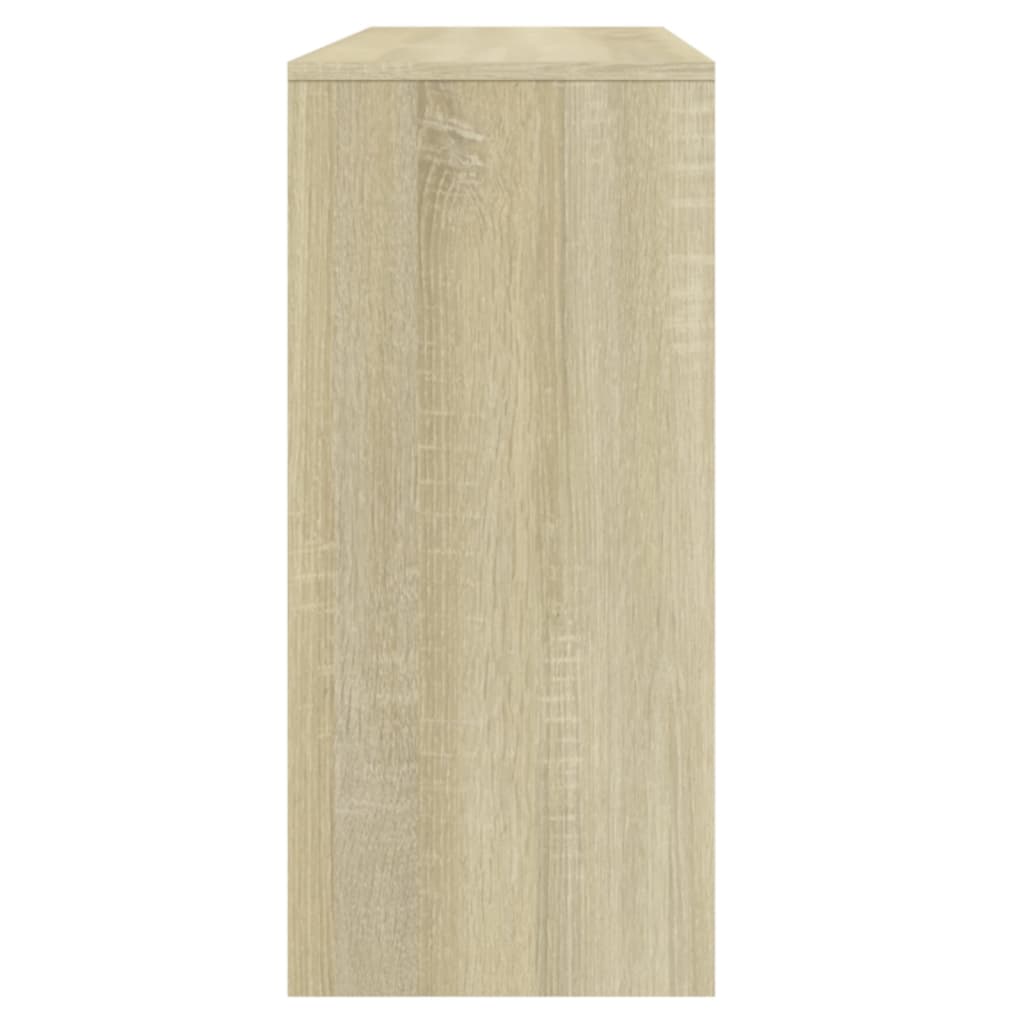 vidaXL Τραπέζι Κονσόλα Sonoma Δρυς 100x35x76,5 εκ. Επεξεργασμένο Ξύλο