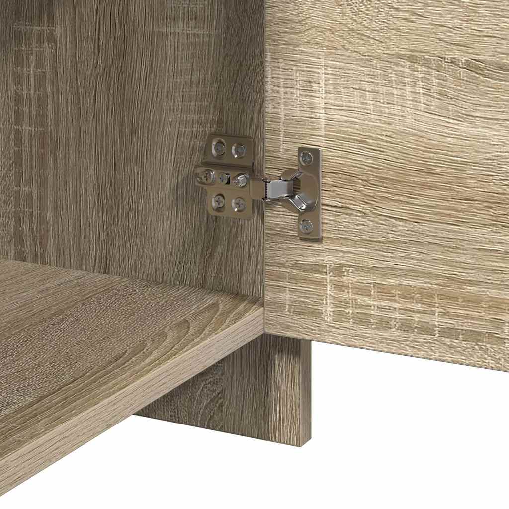 vidaXL Κομοδίνα 2 Τεμ. Sonoma Δρυς 45x34x44,5 εκ. από Επεξ. Ξύλο