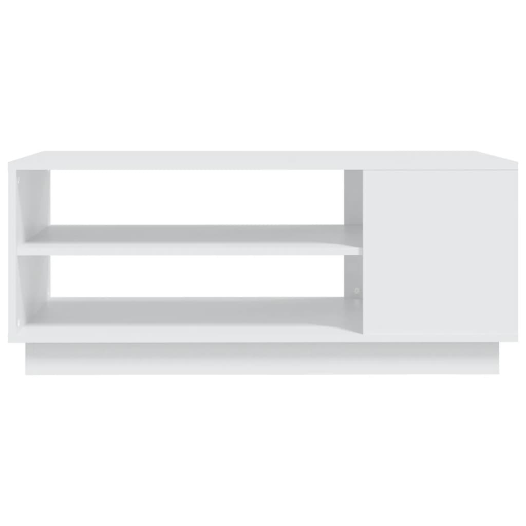 vidaXL Τραπεζάκι Σαλονιού Λευκό 102 x 55 x 43 εκ. από Μοριοσανίδα