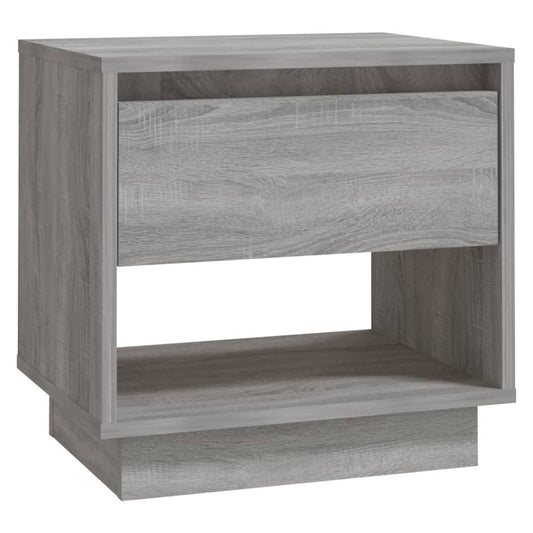 vidaXL Κομοδίνο Χρώμα Γκρι Sonoma 45 x 34 x 44 εκ. από Μοριοσανίδα