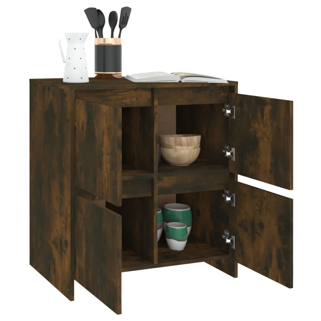 vidaXL Μπουφές Καπνιστή Δρυς 70x41x75 εκ. από Επεξεργασμένο Ξύλο