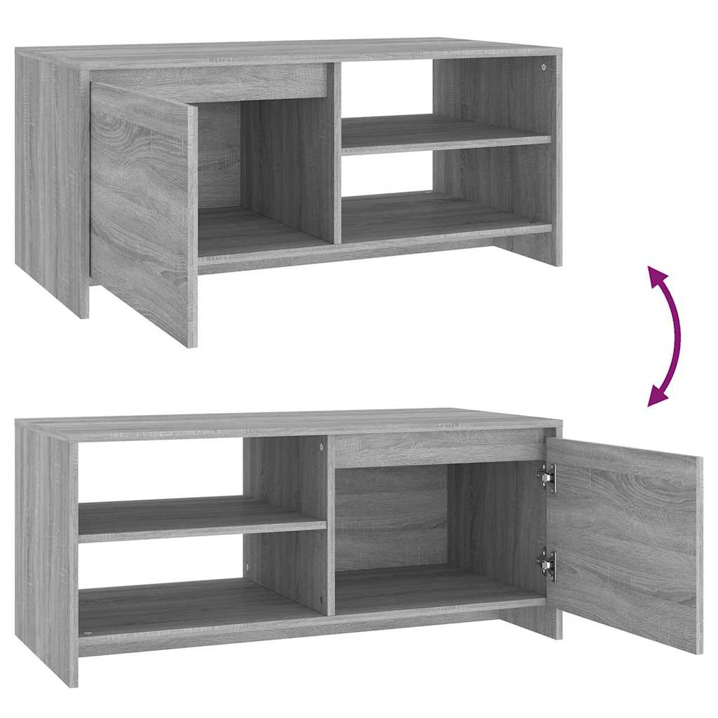 vidaXL Τραπεζάκι Σαλονιού Γκρι Sonoma 102x50x45 εκ. Επεξεργασμένο Ξύλο