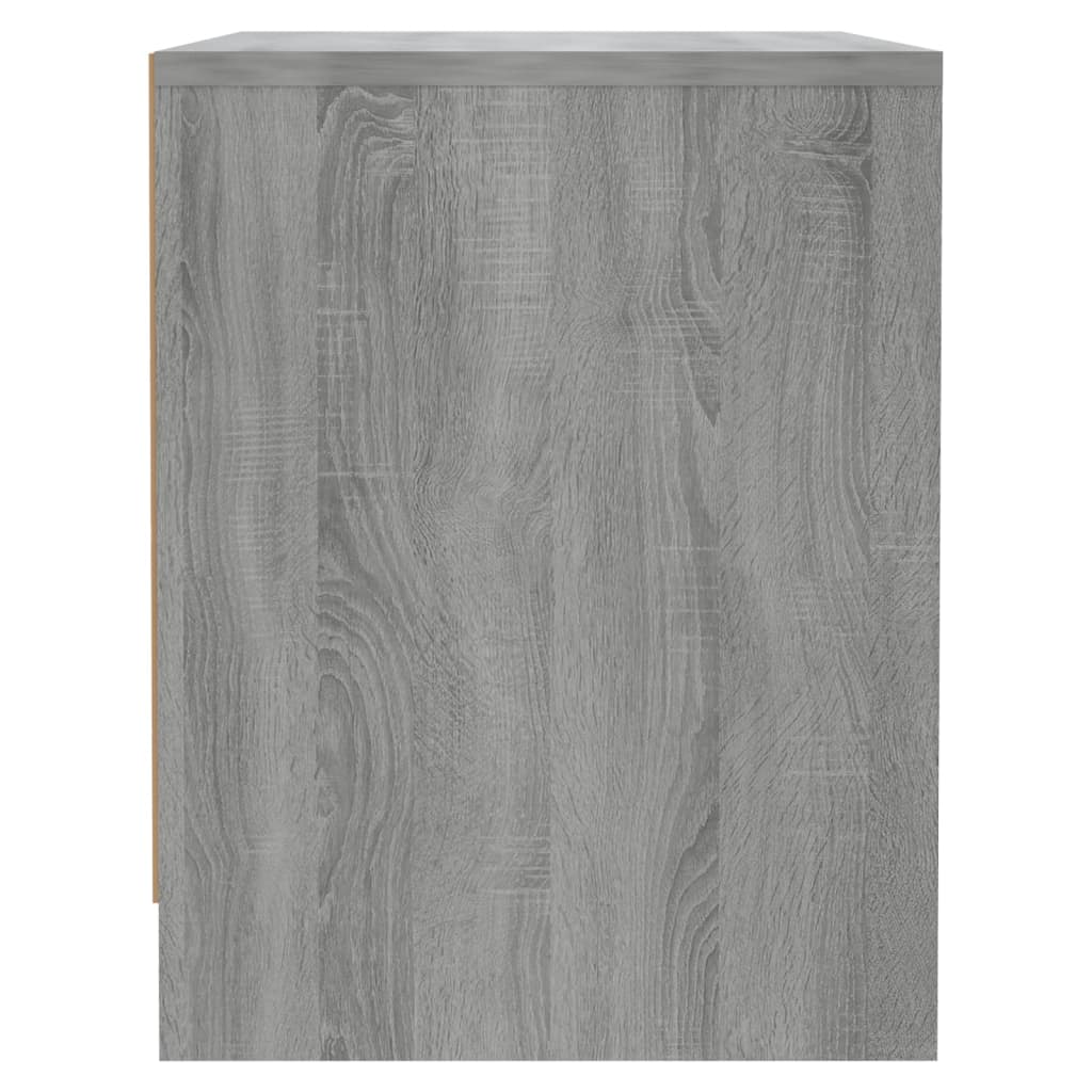 vidaXL Κομοδίνο Γκρι Sonoma 45x34x44,5 εκ. από Επεξεργασμένο Ξύλο