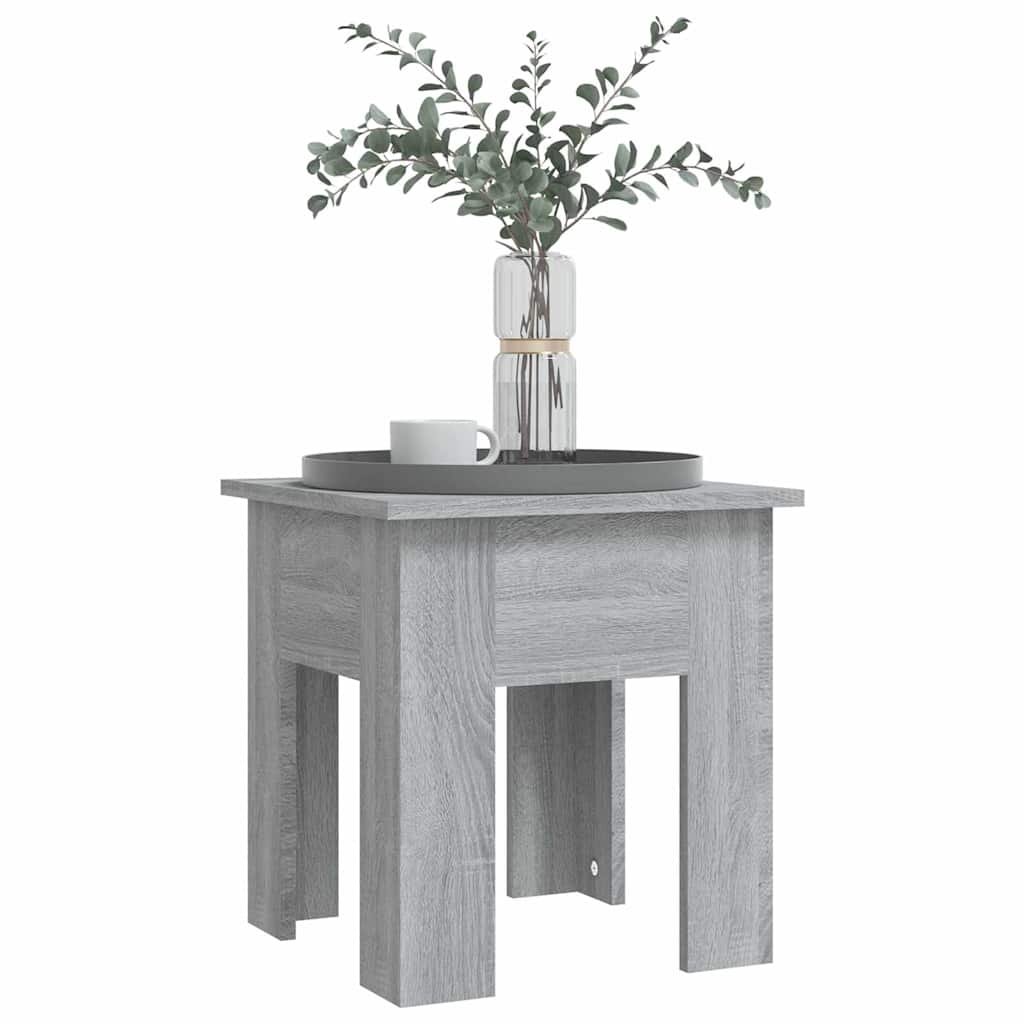 vidaXL Τραπεζάκι Σαλονιού Γκρι Sonoma 40 x 40 x 42 εκ. Μοριοσανίδα