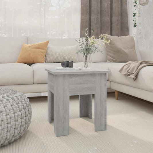 vidaXL Τραπεζάκι Σαλονιού Γκρι Sonoma 40 x 40 x 42 εκ. Μοριοσανίδα