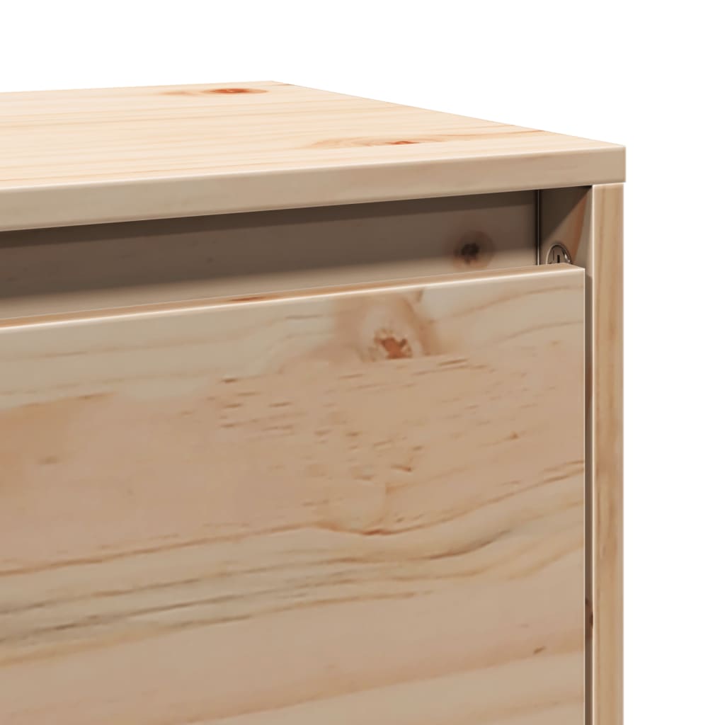 vidaXL Ντουλάπια Τοίχου 2 τεμ. 45 x 30 x 35 εκ. από Μασίφ Ξύλο Πεύκου