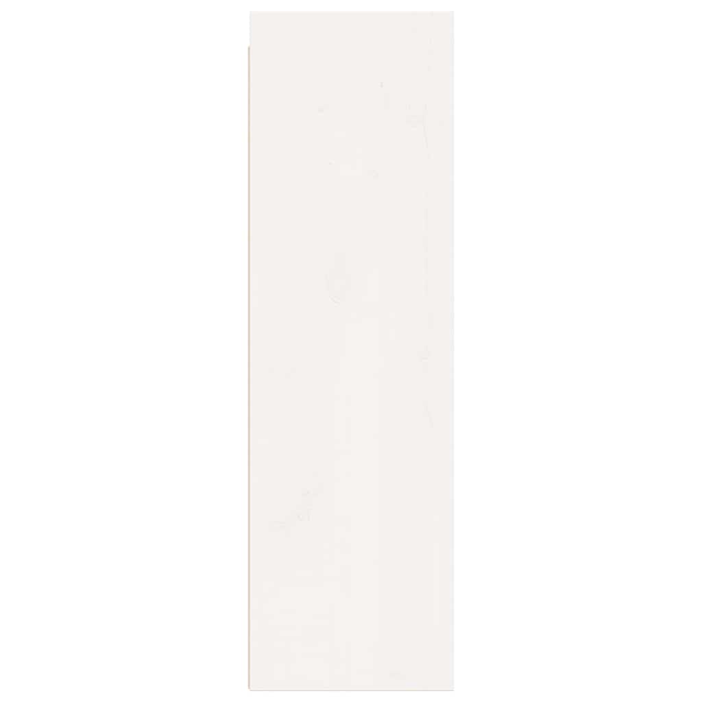 vidaXL Ντουλάπια Τοίχου 2 τεμ. Λευκά 30x30x100 εκ. Μασίφ Ξύλο Πεύκου