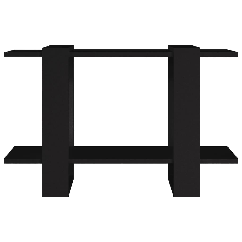 vidaXL Βιβλιοθήκη/Διαχωριστικό Χώρου Μαύρο 80 x 30 x 51 εκ.