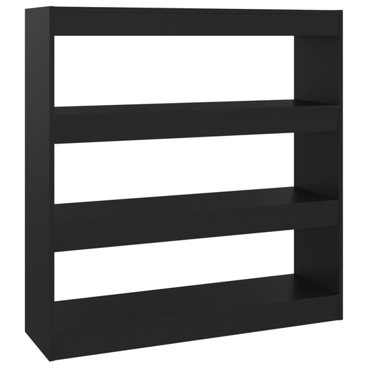 vidaXL Βιβλιοθήκη/Διαχωριστικό Χώρου Μαύρο 100 x 30 x 103 εκ.