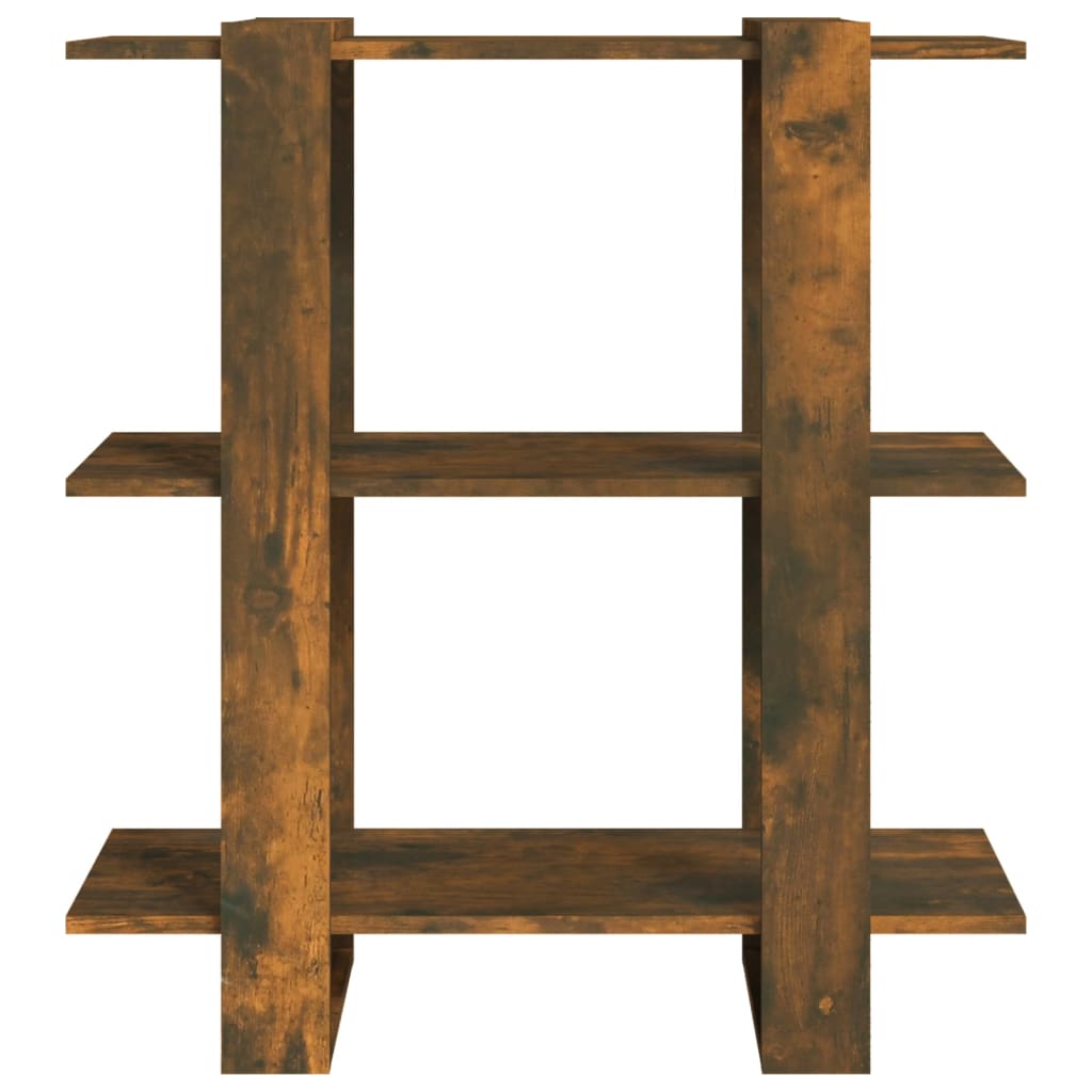 vidaXL Βιβλιοθήκη/Διαχωριστικό Χώρου Καπνιστή Δρυς 80 x 30 x 87 εκ.