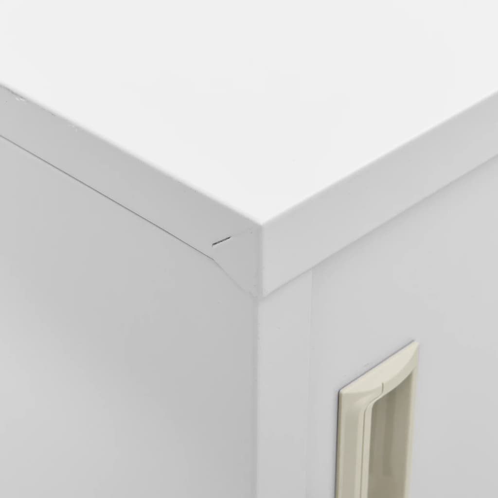 vidaXL Φοριαμοί 5 τεμ. Ανοιχτό Γκρι 90 x 45 x 92,5 εκ. Ατσάλινοι