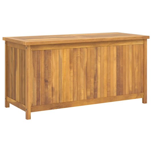 vidaXL Μπαούλο Κήπου 114 x 50 x 58 εκ. από Μασίφ Ξύλο Teak