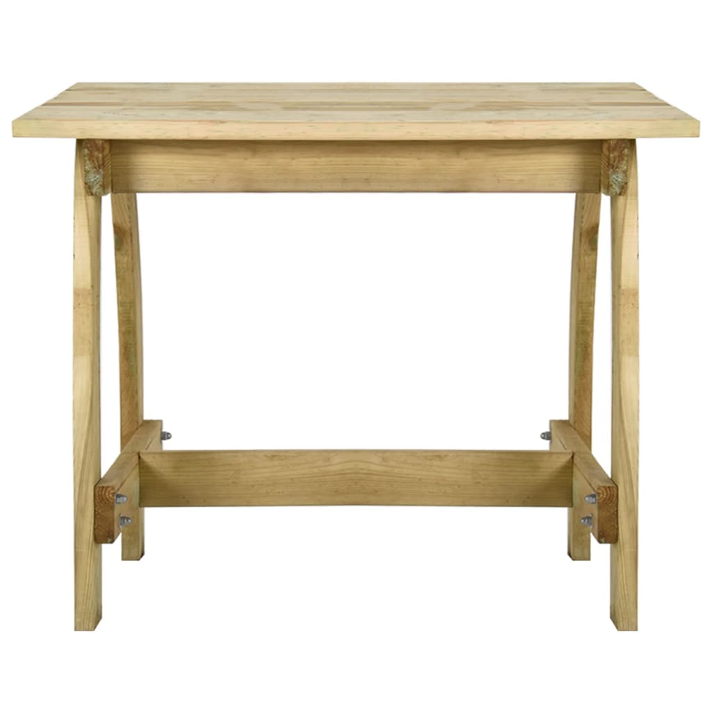 vidaXL Σετ Τραπεζαρίας Κήπου 5 Τεμαχίων από Εμποτισμένο Ξύλο Πεύκου