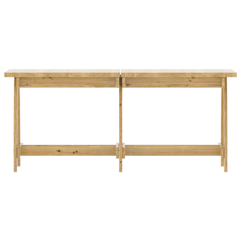 vidaXL Σετ Τραπεζαρίας Κήπου 3 Τεμαχίων από Εμποτισμένο Ξύλο Πεύκου