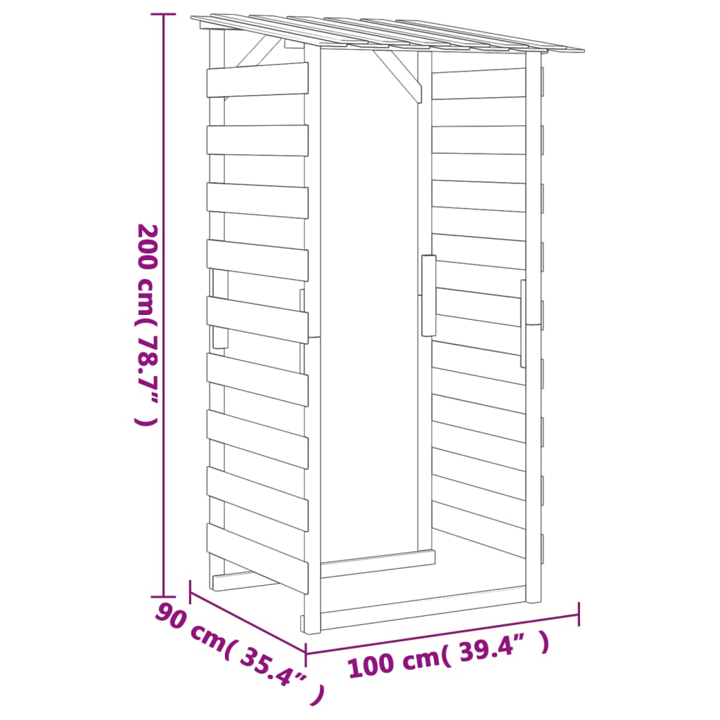 vidaXL Πέργκολες με Οροφή 6 τεμ. 100x90x200 εκ. από Εμποτισμένο Πεύκο