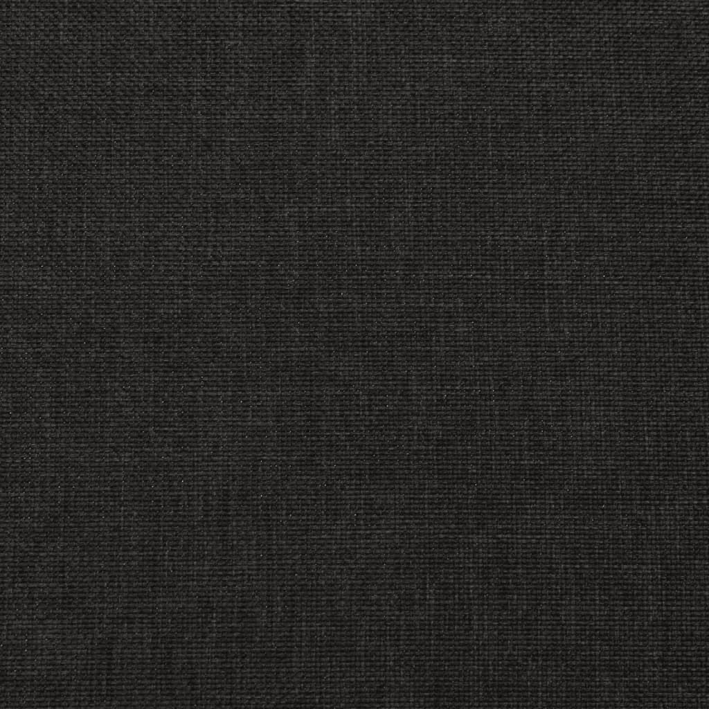 vidaXL Πολυθρόνα Ανακλινόμενη Μαύρη Υφασμάτινη