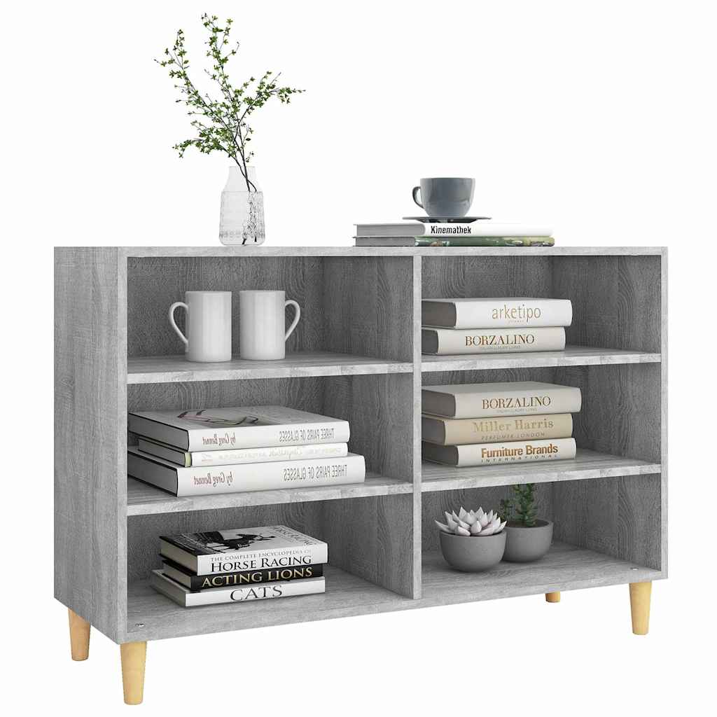 vidaXL Ραφιέρα Γκρι Sonoma 103,5 x 35 x 70 εκ. από Επεξεργασμένο Ξύλο