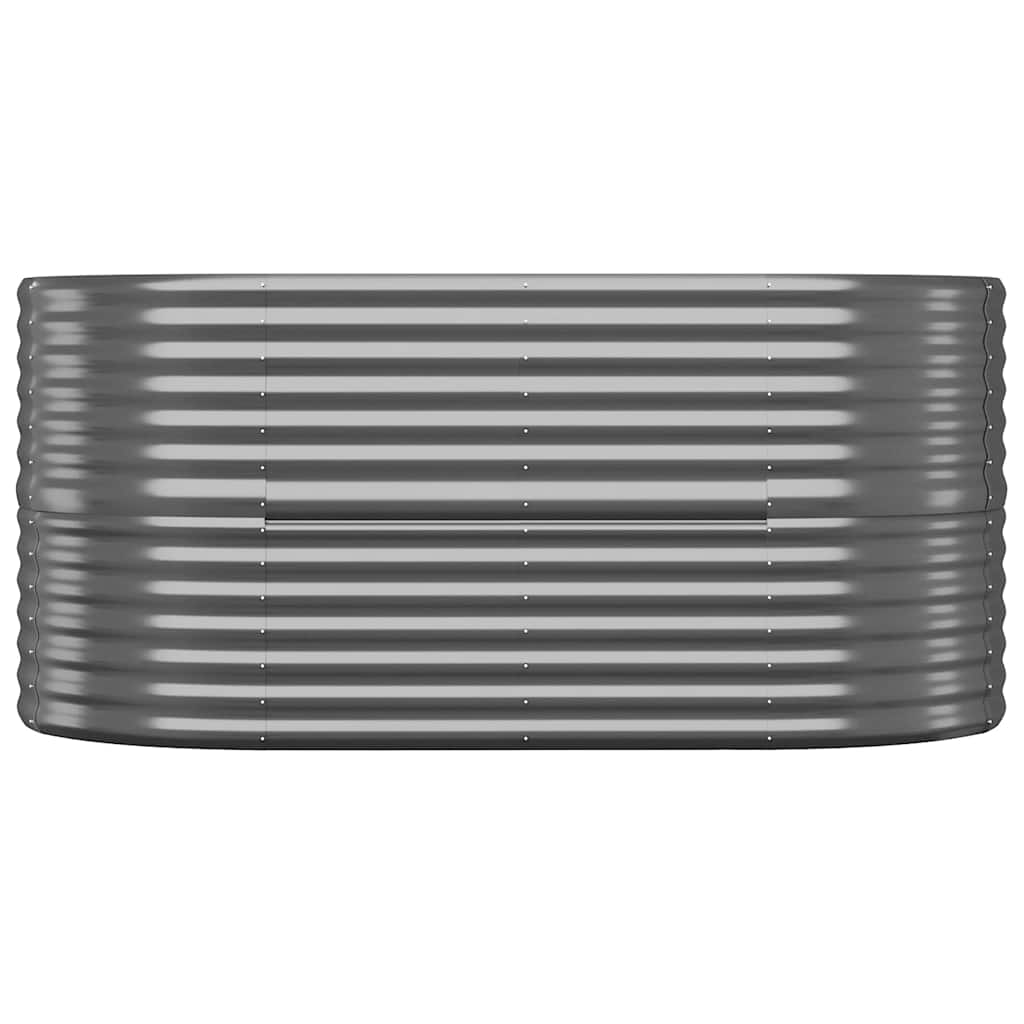 vidaXL Ζαρντινιέρα Ανθρακί 152x80x68 εκ Γαλβανισμένος χάλυβας