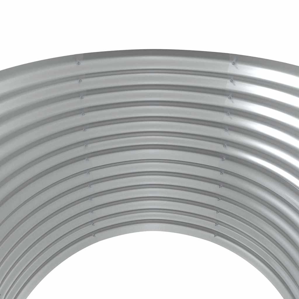 vidaXL Ζαρντινιέρα Πράσινη 100x100x68εκ Γαλβανισμένος χάλυβας