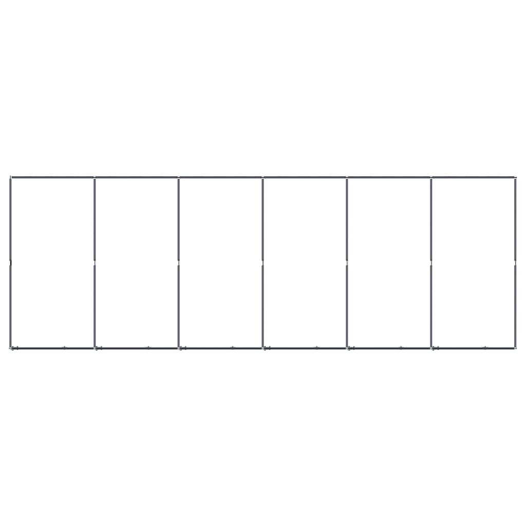 vidaXL Κλουβί Σκύλου Εξωτερικού Χώρου 11,06 μ² από Ατσάλι