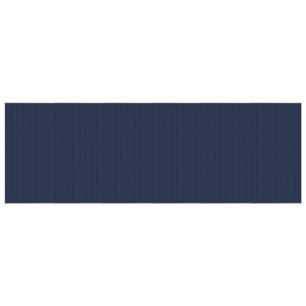 vidaXL Κλουβί Σκύλου Εξωτερικού Χώρου με Οροφή 11,06 μ² από Ατσάλι