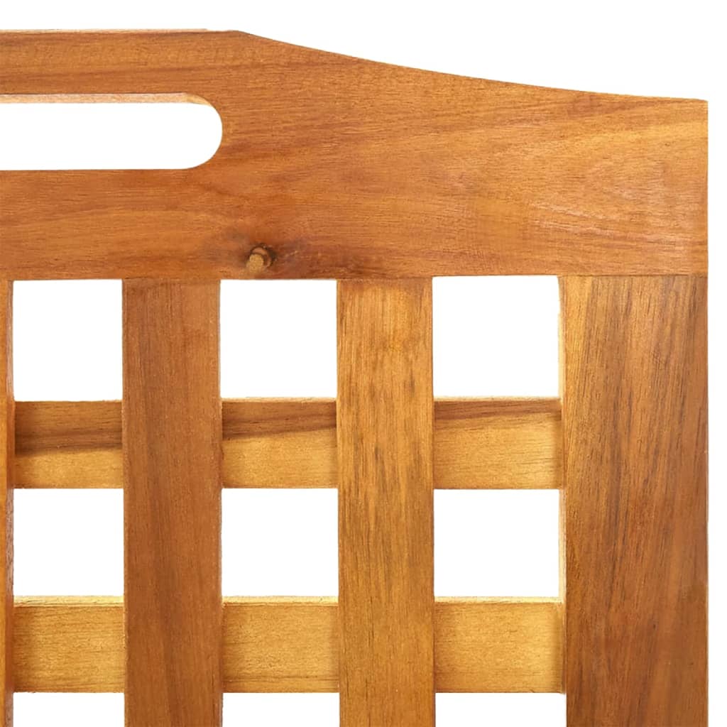 vidaXL Διαχωριστικό Χώρου με 3 Πάνελ 121,5x2x115εκ. Μασίφ Ξύλο Ακακίας