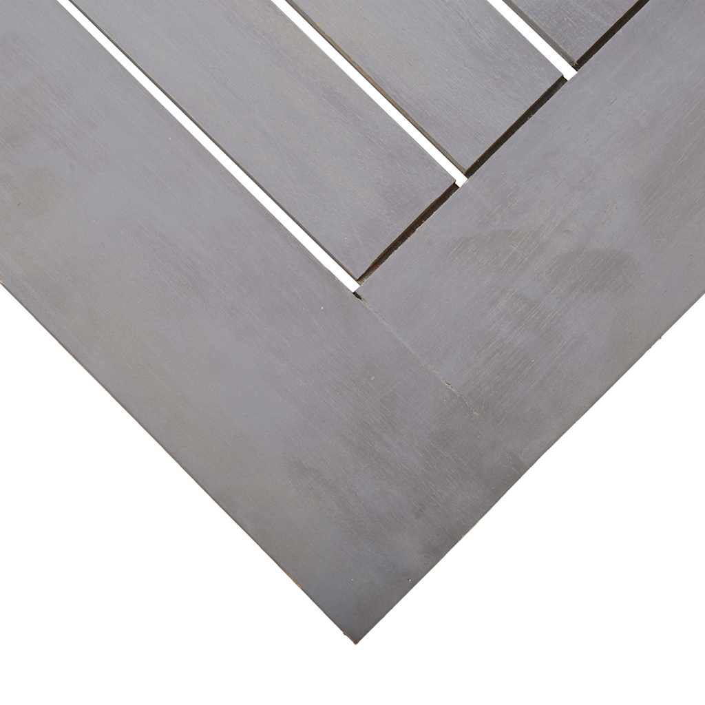 vidaXL Τραπέζι Κήπου Γκρι 200 x 100 x 75 εκ. από Μασίφ Ξύλο Ακακίας
