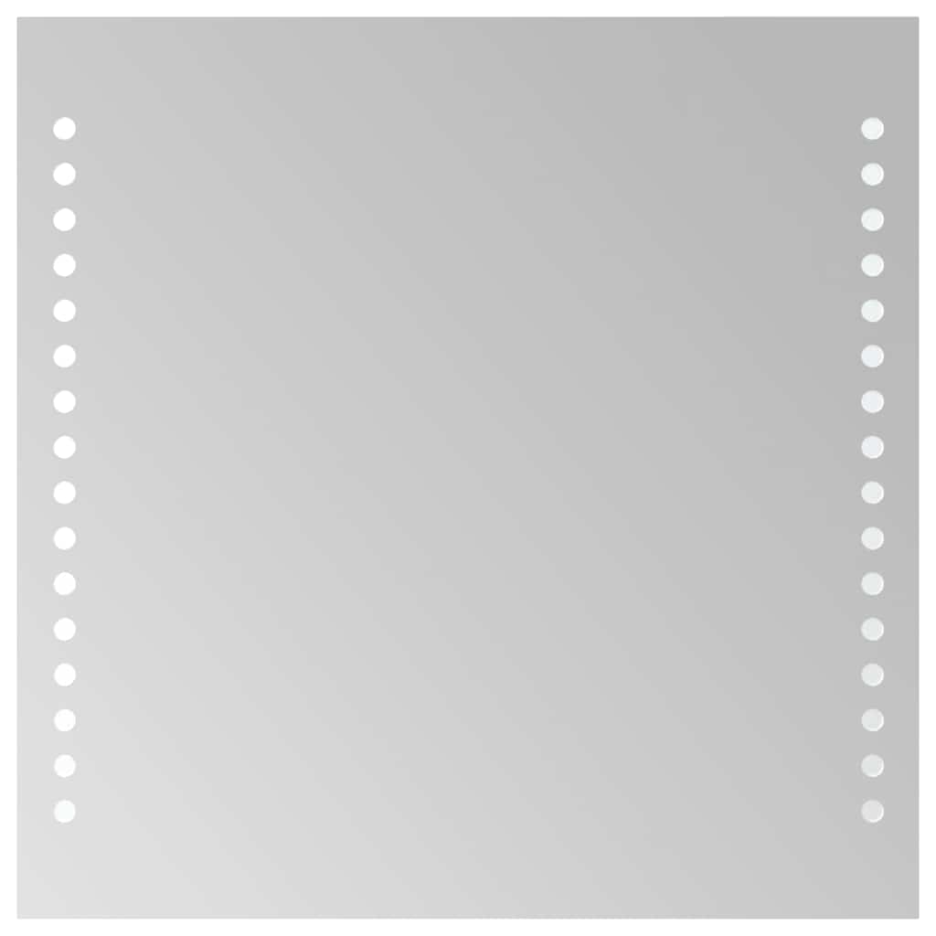 vidaXL Καθρέφτης Μπάνιου με LED 30x30 εκ.