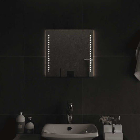 vidaXL Καθρέφτης Μπάνιου με LED 40x40 εκ.