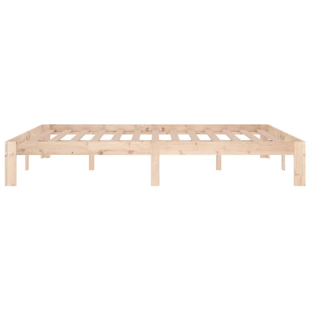 vidaXL Πλαίσιο Κρεβατιού 150 x 200 εκ. Μασίφ Ξύλο King Size