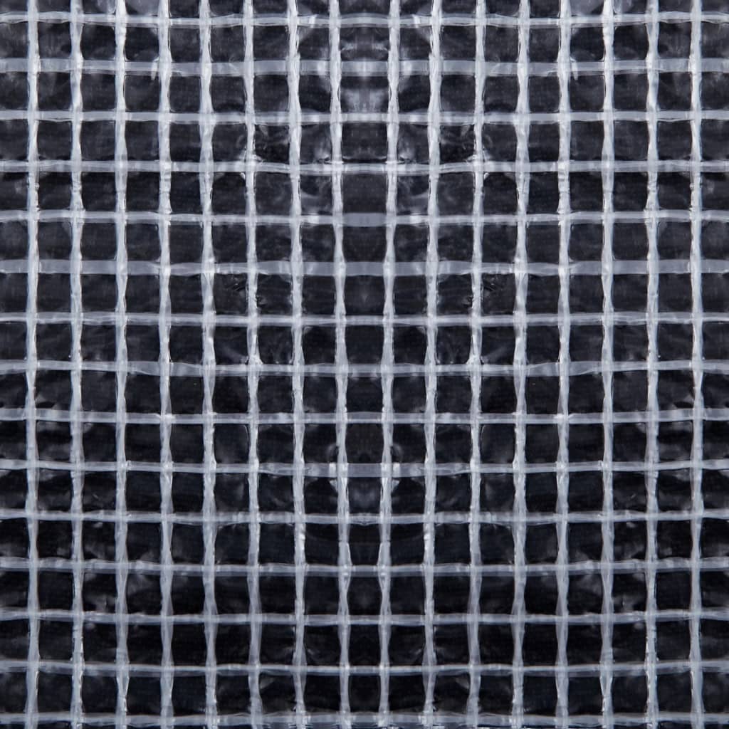 vidaXL Μουσαμάς με Ύφανση Leno Λευκός 4x5 μ. 140 γρ./μ²