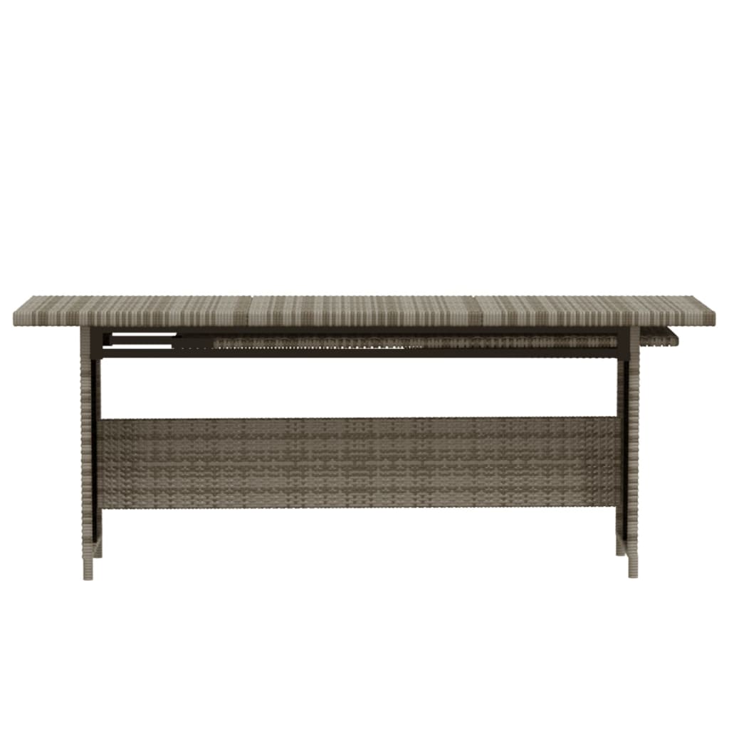 vidaXL Σετ Καναπέ Κήπου 3 τεμ. Γκρι από Συνθετικό Ρατάν με Μαξιλάρια