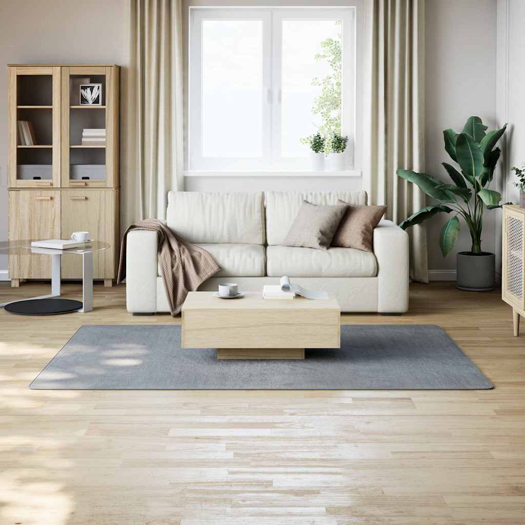 vidaXL Χαλί Πλενόμενο Μαλακό Shaggy Γκρι 160x230 εκ. Αντιολισθητικό