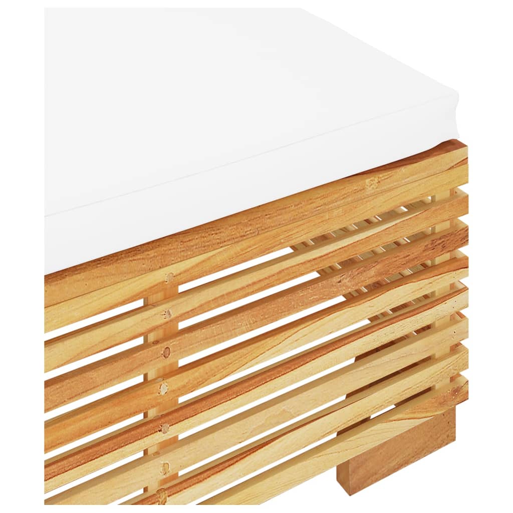 vidaXL Σαλόνι Κήπου Σετ 2 Τεμαχίων από Μασίφ Ξύλο Teak