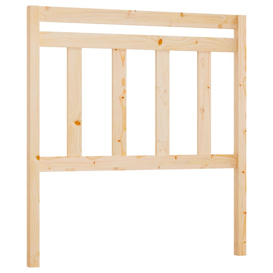 vidaXL Κεφαλάρι Κρεβατιού 106 x 4 x 100 εκ. από Μασίφ Ξύλο Πεύκου