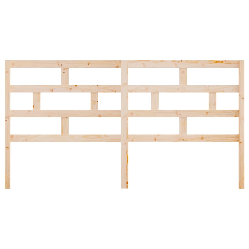 vidaXL Κεφαλάρι Κρεβατιού 186x4x100 εκ. από Μασίφ Ξύλο Πεύκου